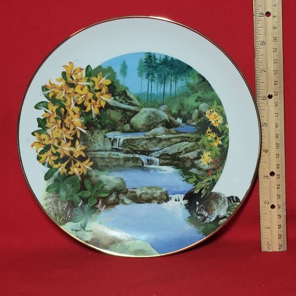 VTG Decorative Plate Royal Windsor Wild Honeysuckle Wildflowers of the South - Picture 9 of 11